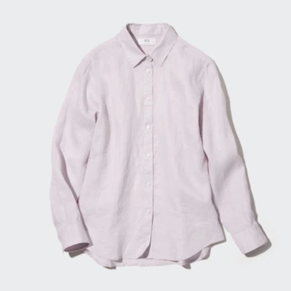 UNIQLO Premium Linen Shirt - Picture 1 of 7